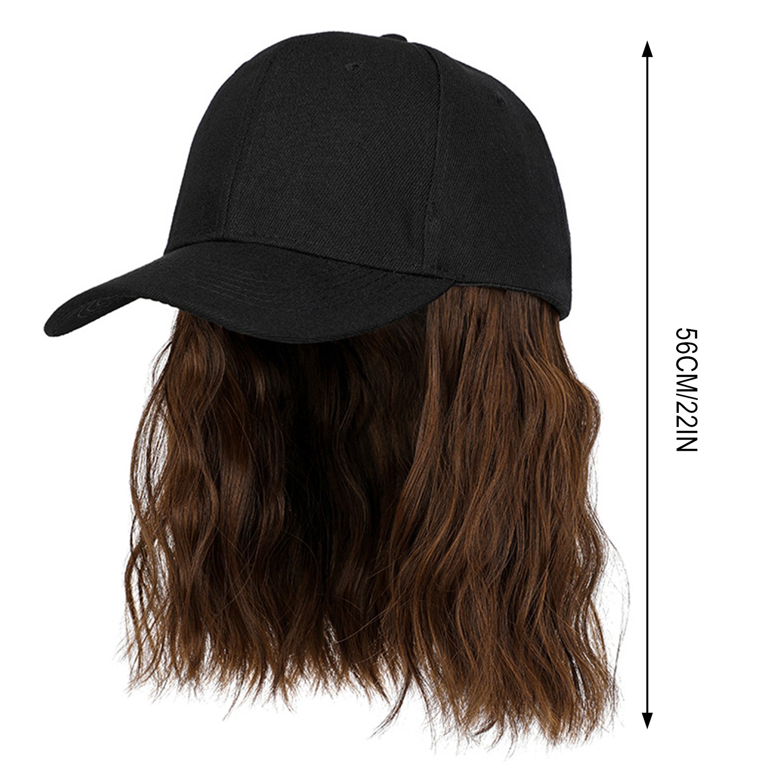 Women’s Short Curly Bob Hair Wig with Capless Construction Natural Volume Look