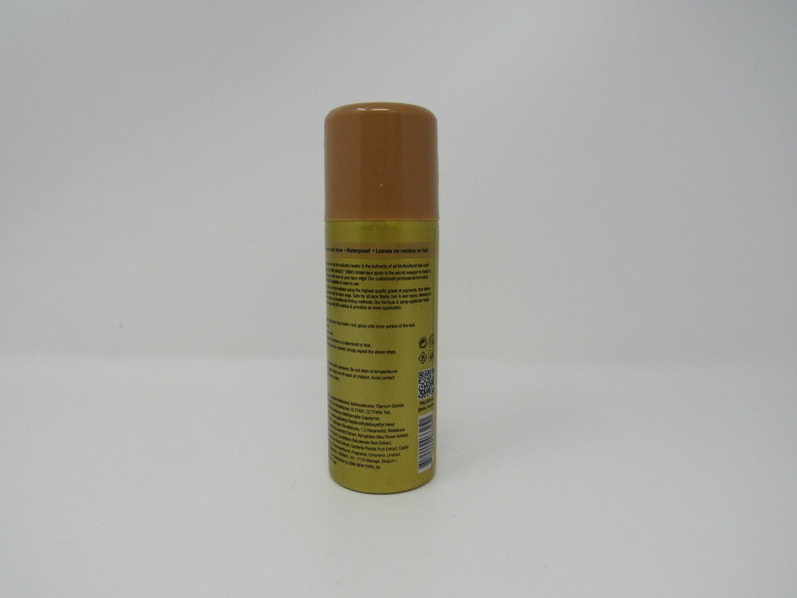 EBIN New York Tinted Lace Aerosol Spray 2.7 fl oz Light Warm Brown Long Wear