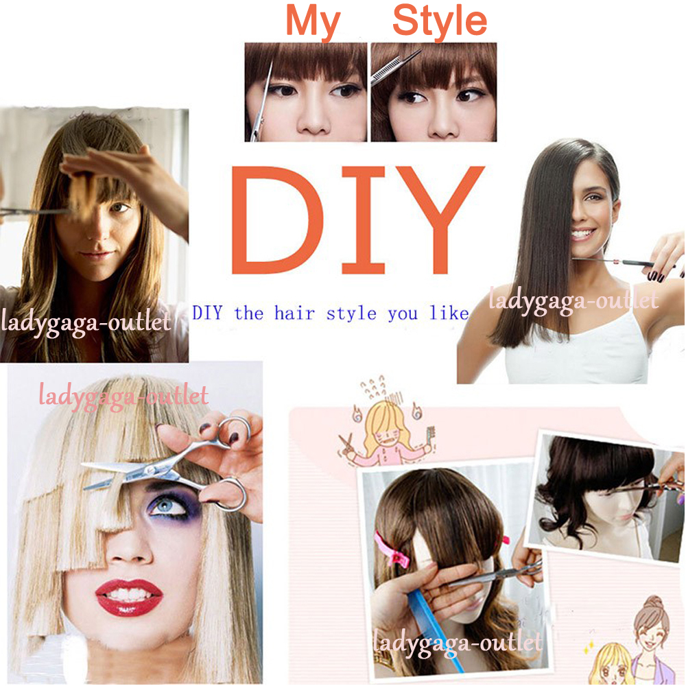 Fashion Hair Wig With Bangs Long Curly Straight Wavy Full Wig Women Natural Wigs