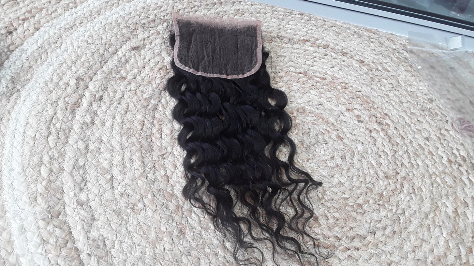 13A BRAZILIAN RAW VIRGIN HUMAN HAIR WATER WAVE HD 5X5 LACE CLOSURE 16INCH 70g 1b