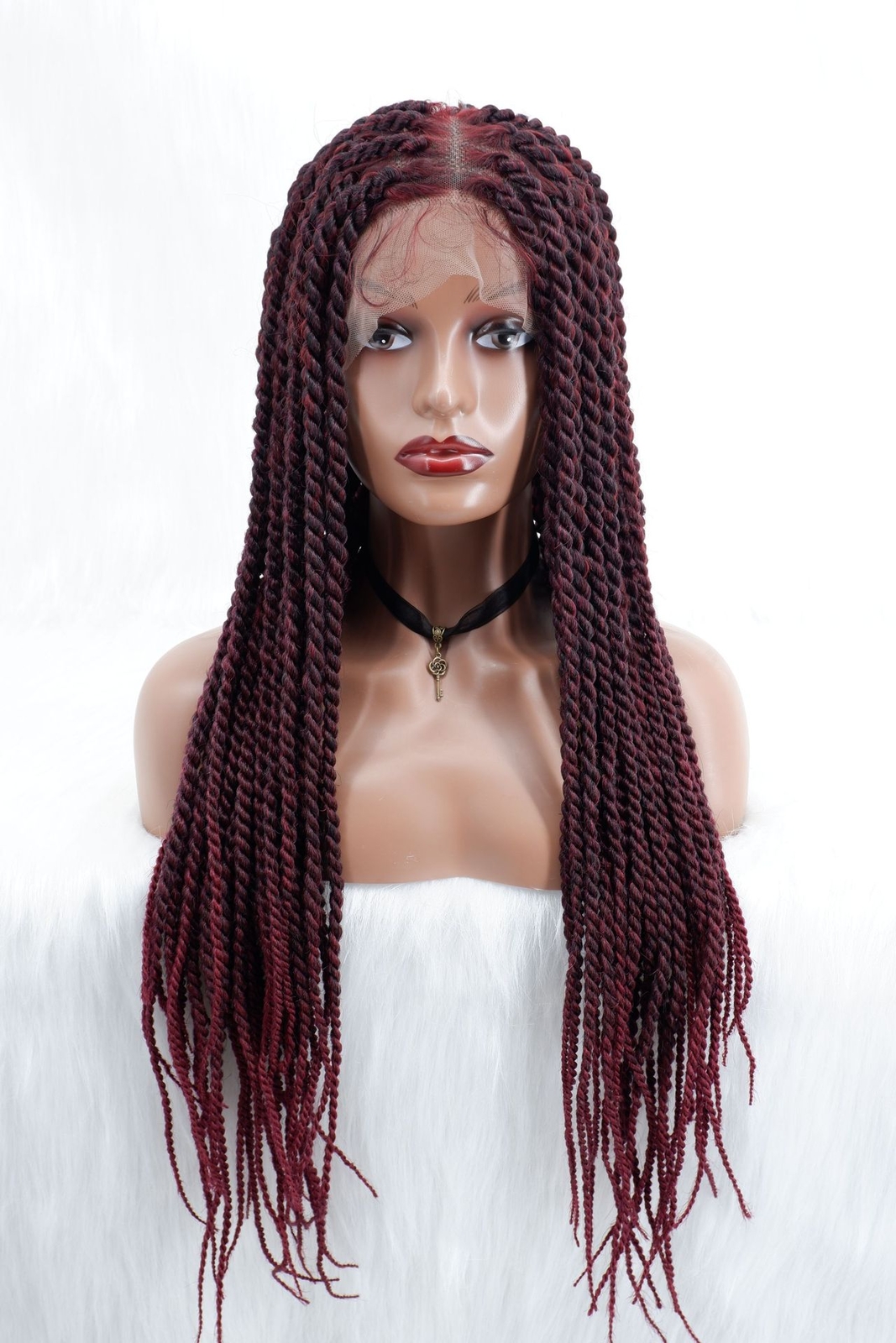 Knotless Braided Wig Full Lace Wigs Twist Braided Wig For Black Women Braids Wig