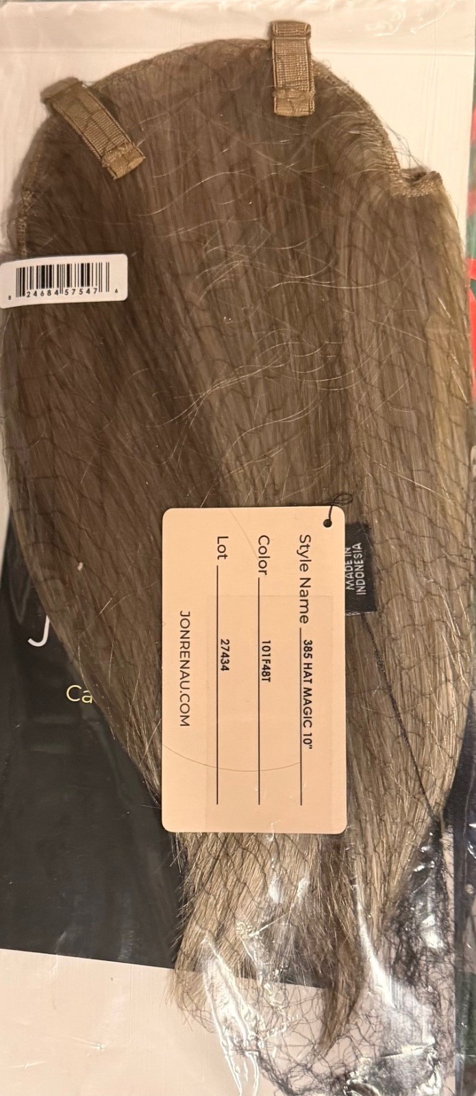 Jon Renau Hat Magic 10″ | Synthetic Hair Addition (Hat Not Included) 101/48T 🙏