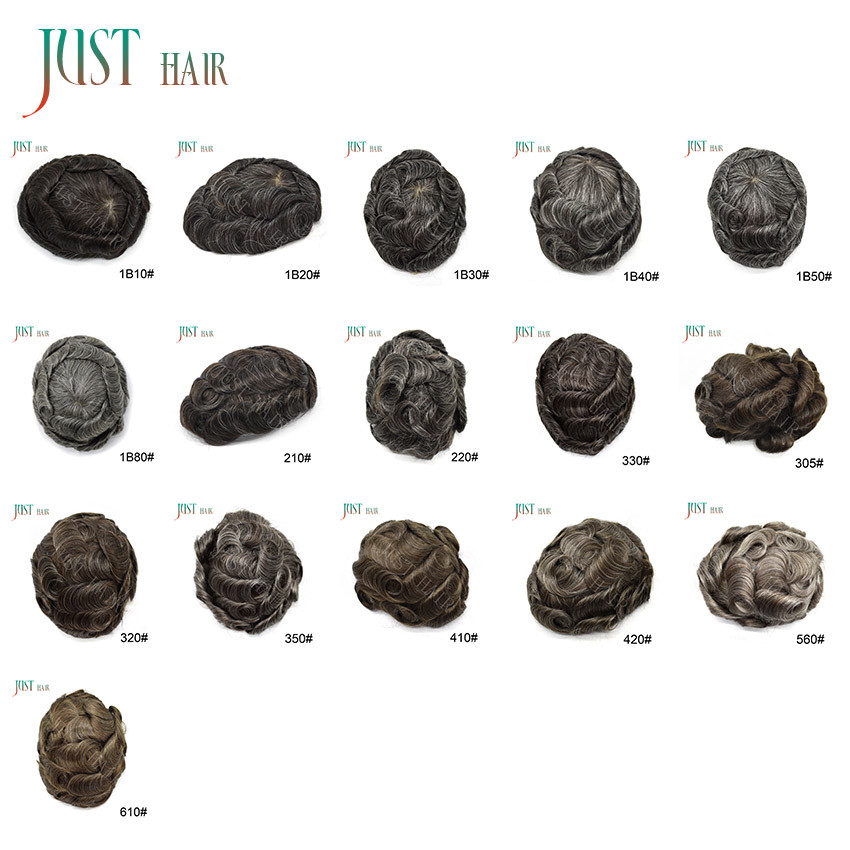 Mens Toupee Hair Replacement System Lace Front Fine Mono Thin Skin Wig Hairpiece