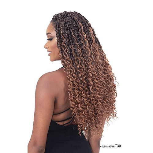 Crochet hair – 3X BOHEMIAN BOX BRAIDS 18″
