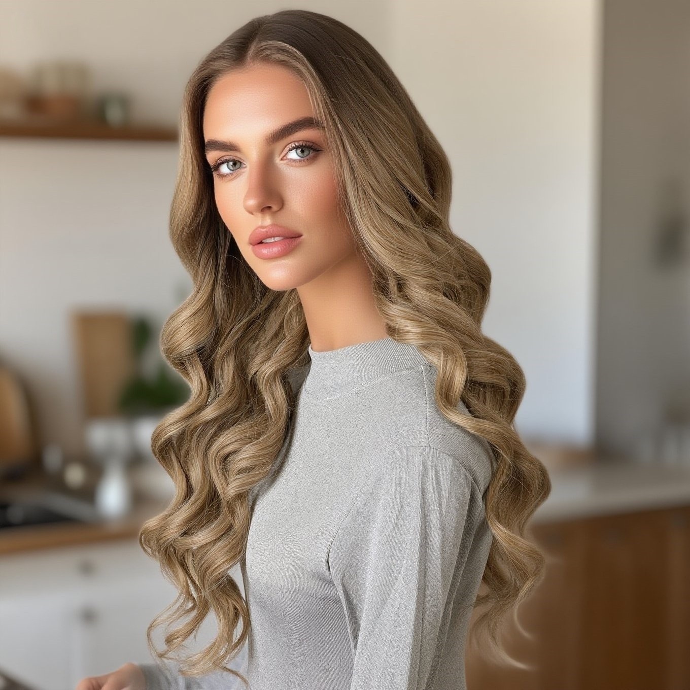 Ombre Blonde Body Wavy13x4 Lace Front Wigs 100% Human Hair Wigs for Daily Wear