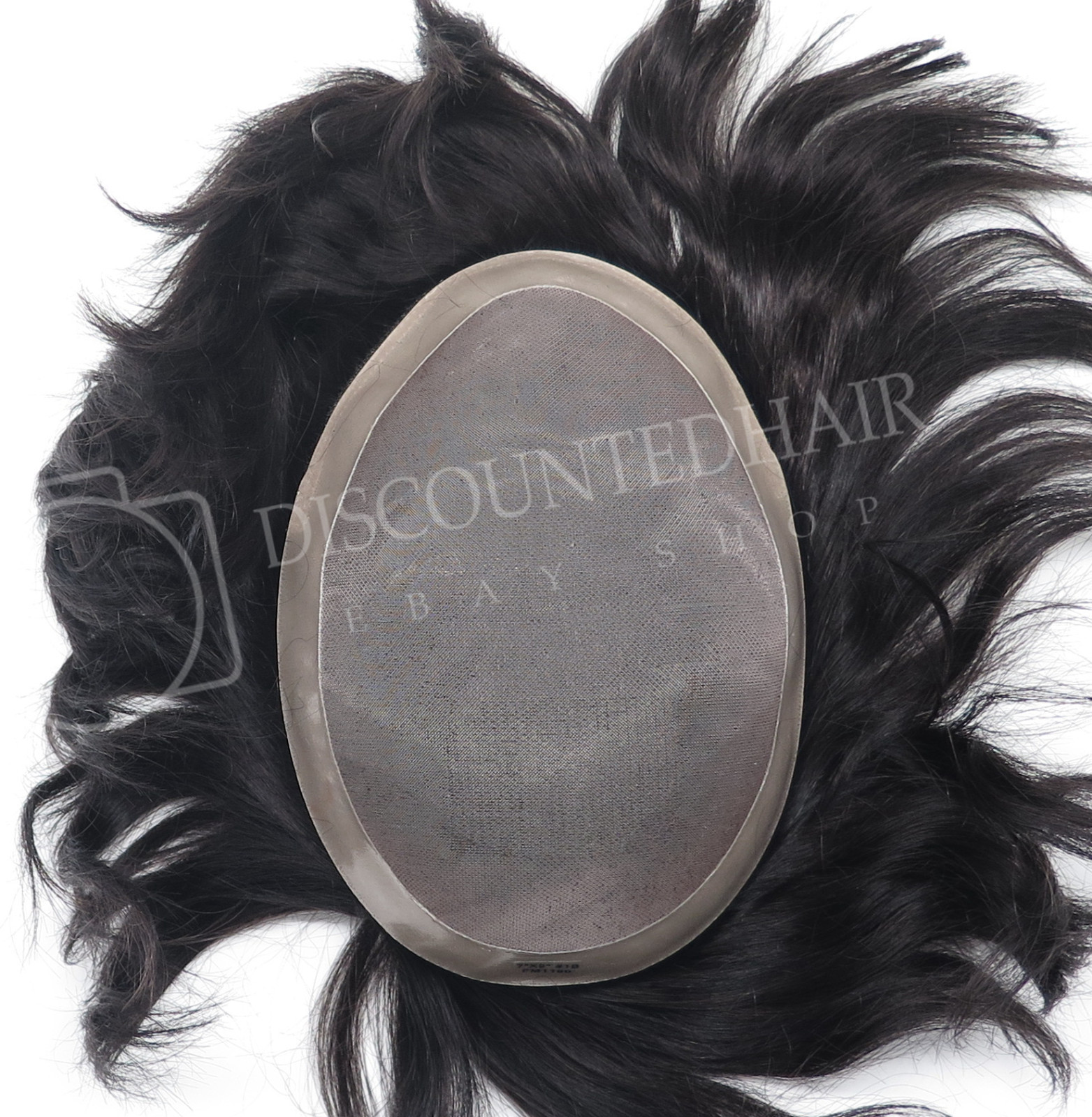 Mens Human Hair Replacement System Hairpiece Fine Mono Skin Toupee Real Men Wig