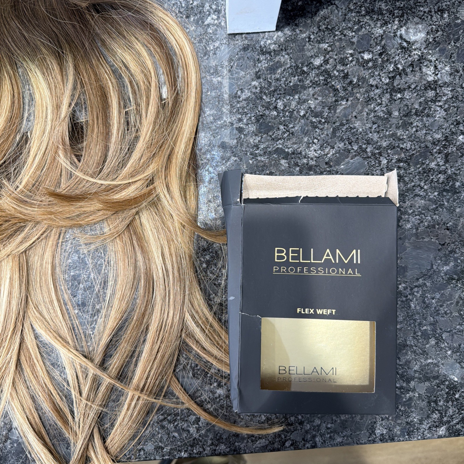 Bellami Straight Flex Weft Extension 20” Chocolate Rebel 145g NEW Human Hair
