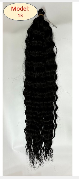Hair Extension, 30 Strands Curly Crochet Hair 22 Inch 3.53 Ounce Curly Hair for