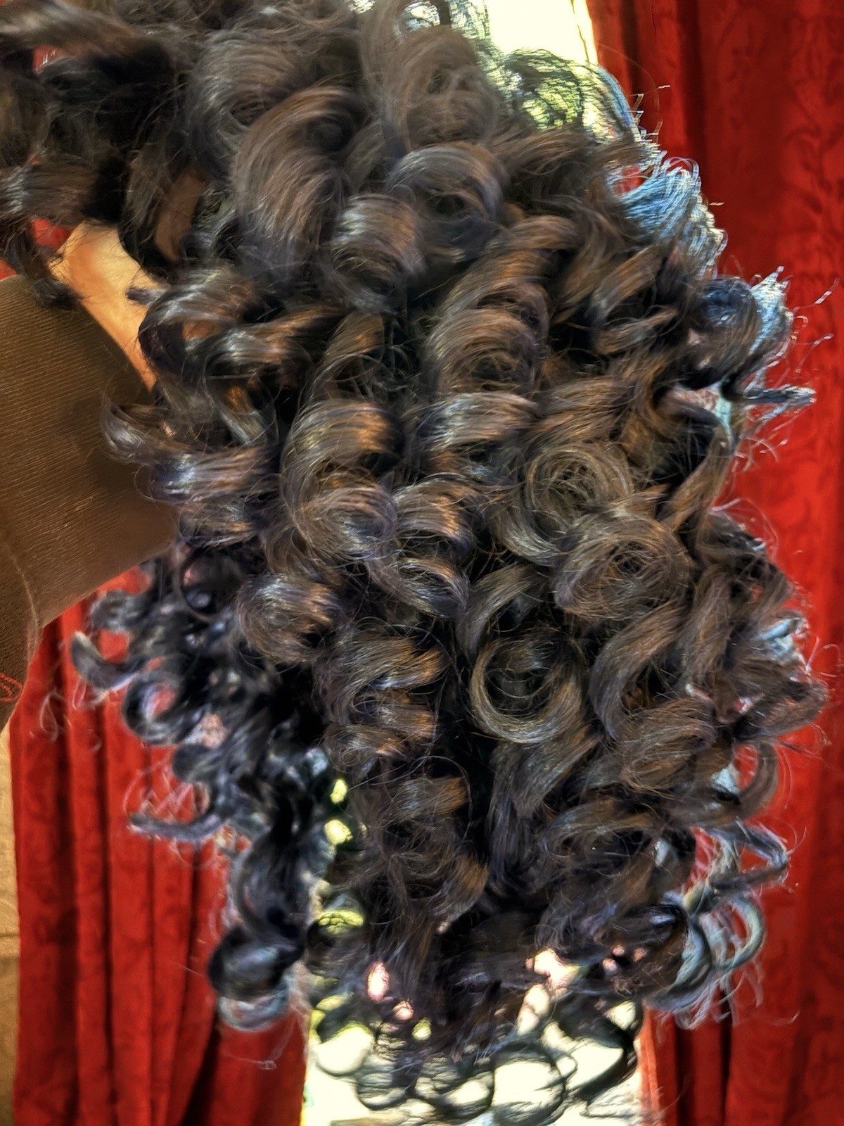 Lot Of 3 Wigs Queen’s Choice Curly And Straight, Blue, Purple, Blonde New