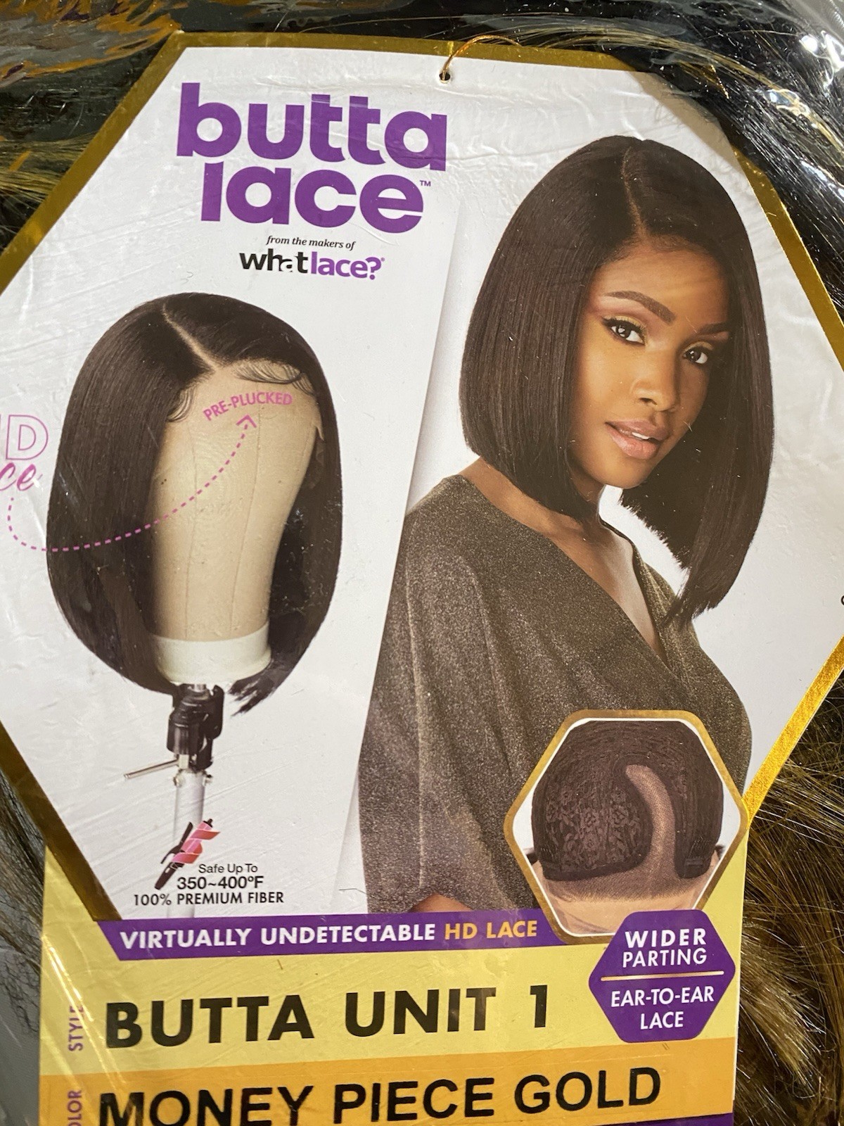 Sensationnel Butta Lace Unit 1 What Lace Wig MONEY PIECE GOLD NIP