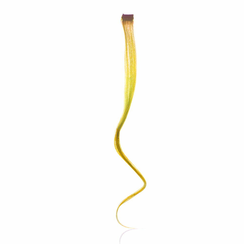 Lord Cliff 100 Human Hair Highlight Clip-In Extension 18 Inch Yellow Brand New