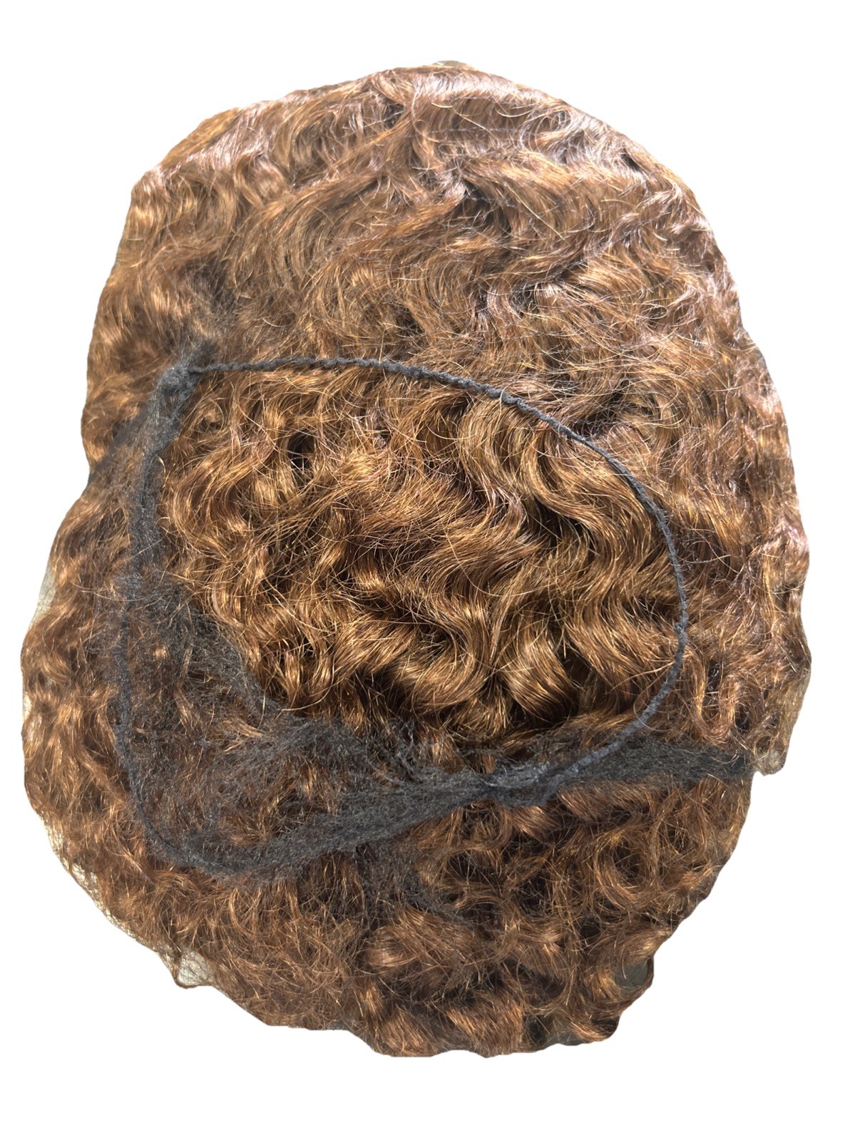 Hayhair 8” Wig Deep Wave Human Hair Natural Chocolate Brown, Glue Less Wig Hair