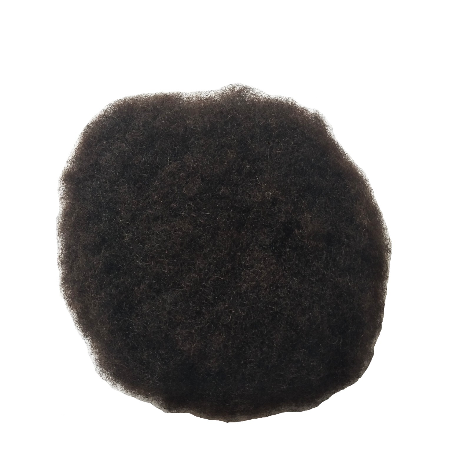 N.L.W Toupee for mens human hair full lace afro curl natural black base 10×8″