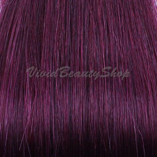 25 Purple Pre Bonded I Stick Glue Tip Bead Links Remy Human Hair Extensions 22″