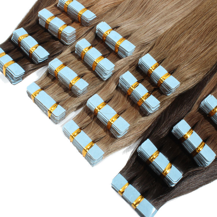 Thick Russian Tape In Remy Human Hair Extensions Skin Weft 10PCS-80PCS FULL HEAD
