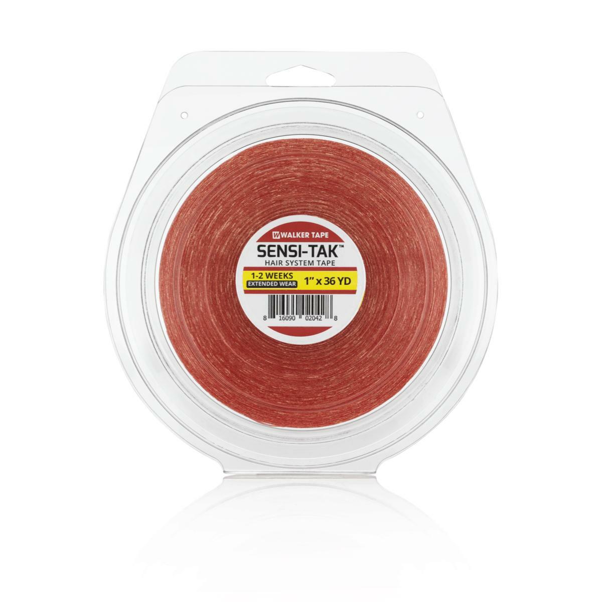 Sensi-Tak Tape (Red Tape) 1″ X 36 Yard Roll for Poly Units Wigs Toupee Walker