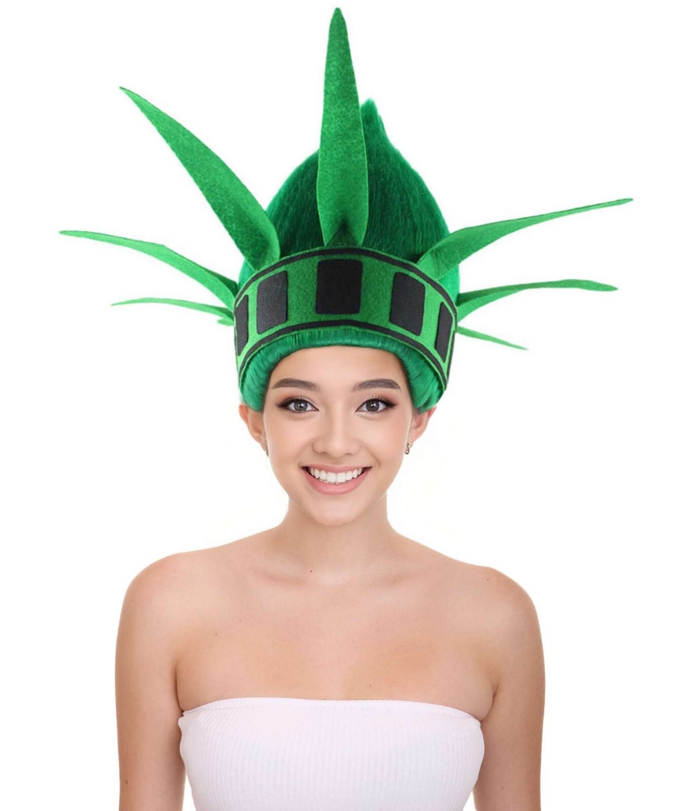 The Statue of Liberty Wigs, Women’s Sports Wigs, Premium Breathable Capless Cap