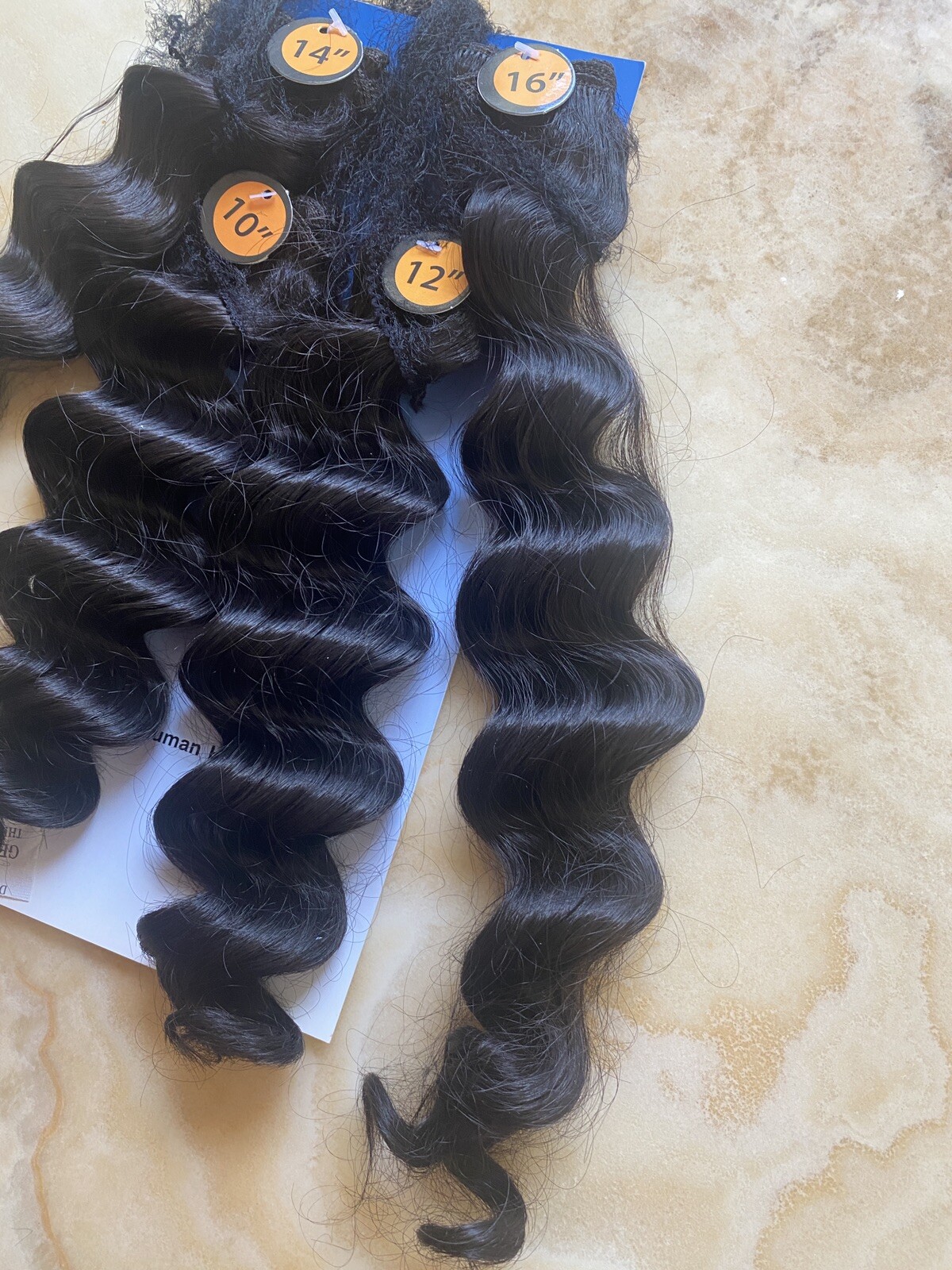 HAIRTREND QUALITY SYNTETHIC ALL IN ONE DEEP CURLYHAIR 10 12 14 16 LOT 4 COLOR 1B