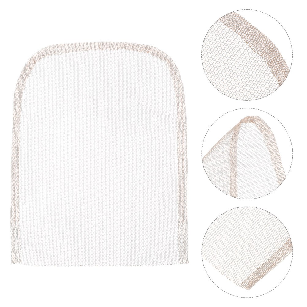 4Pcs White Lace Net Base Wig Supplies for DIY Wig Closures and