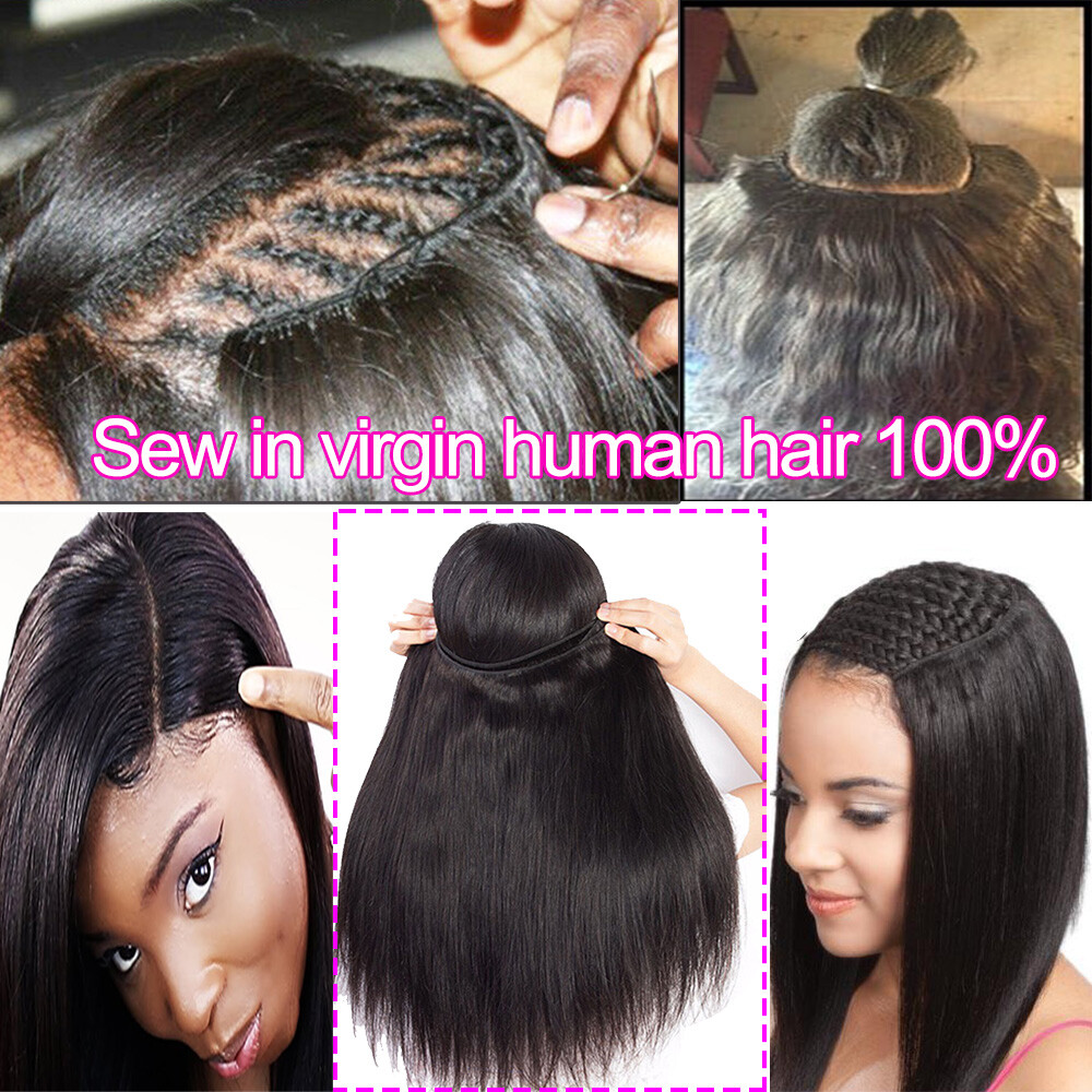 Virgin Remy Human Hair Extensions Water Wave Weave Weft 300G 3Bundles Thick TB