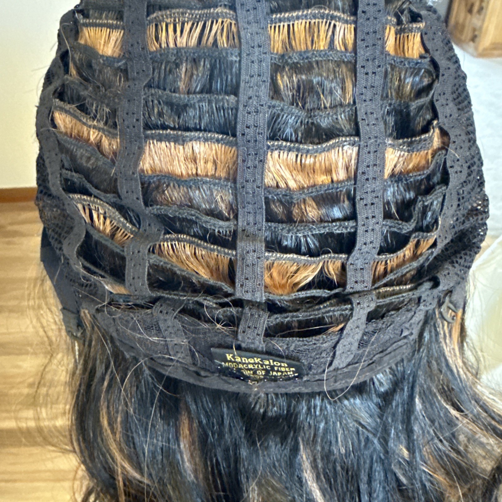417 Lace Fronts Hairline Lace Cap Frontal Wig 18” Brown 417 Kanekalon Fiber