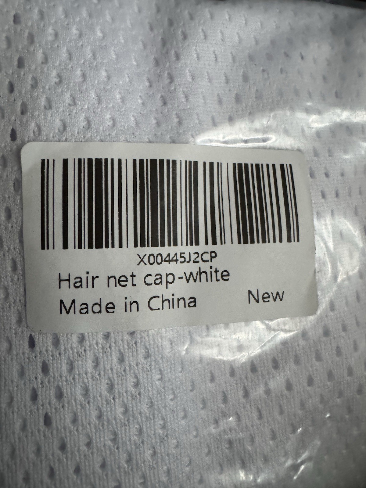 White Hair Net Cap, One Size Fits Most, Cap Style – MPN X00445J2CP