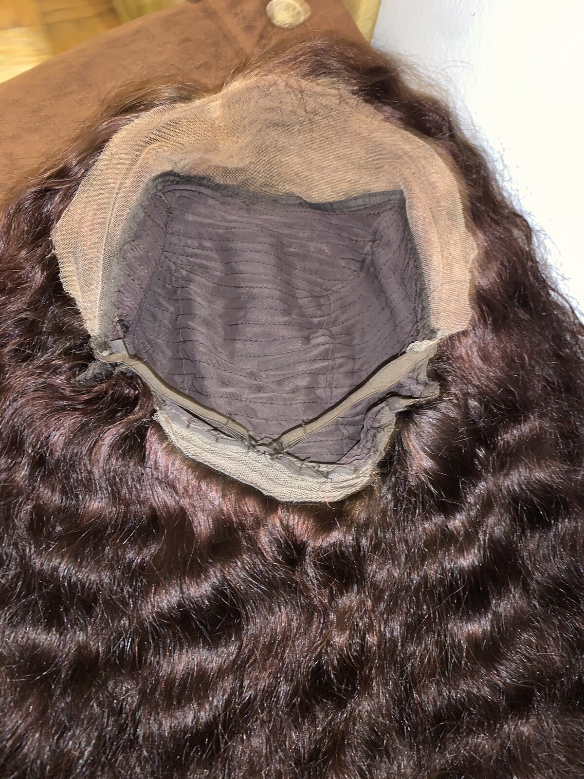 Brown Lace Front Wig for Women Human Hair Wig Chocolate Brown Bleached knots