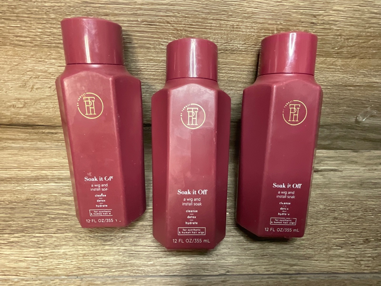 New 3 TPH by TARAJI Soak It Off Wig & Install Soak Wig Refresher and Detangler
