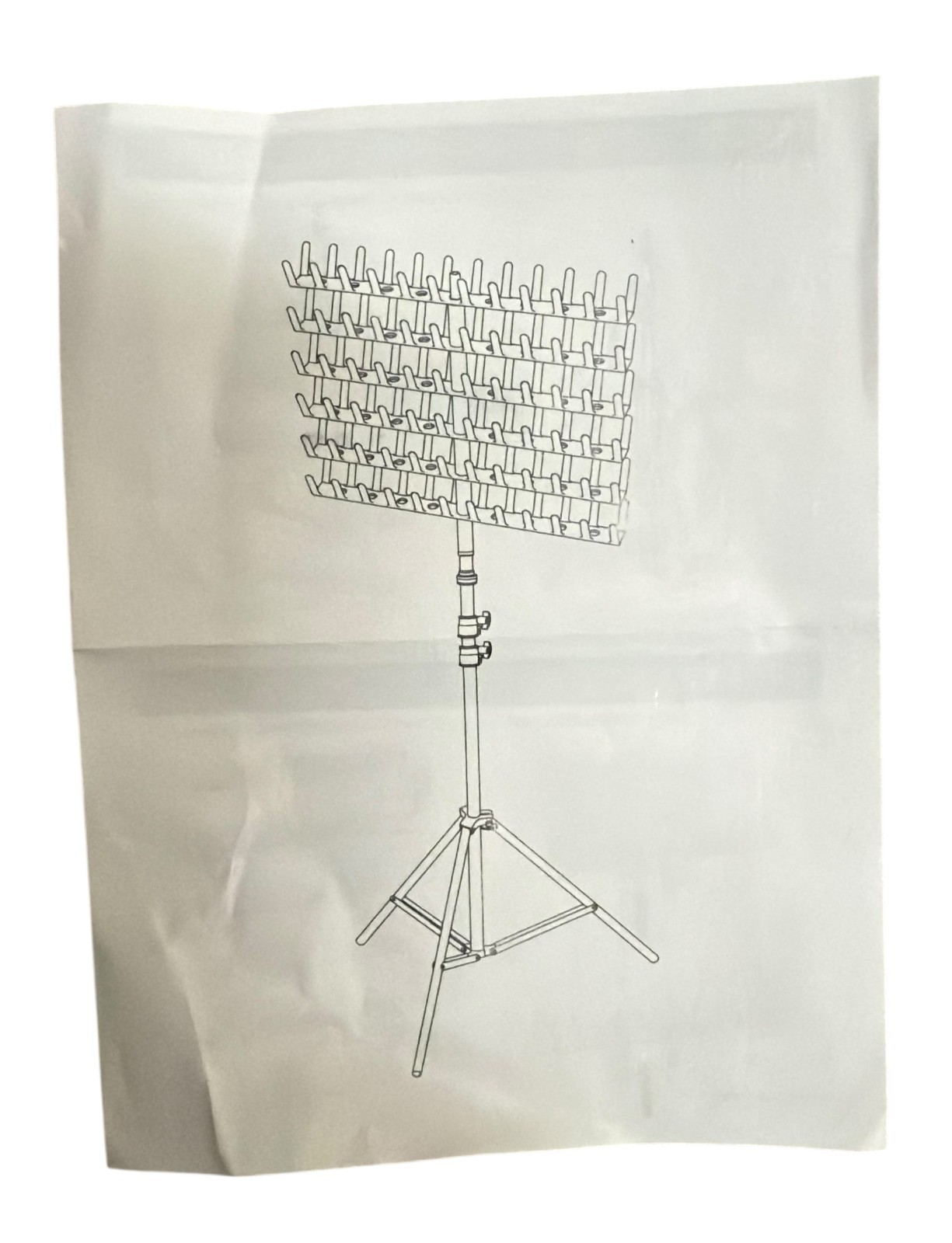 NEW Braiding Hair Rack with 144 Pegs Hair Extension Stand Separator Display