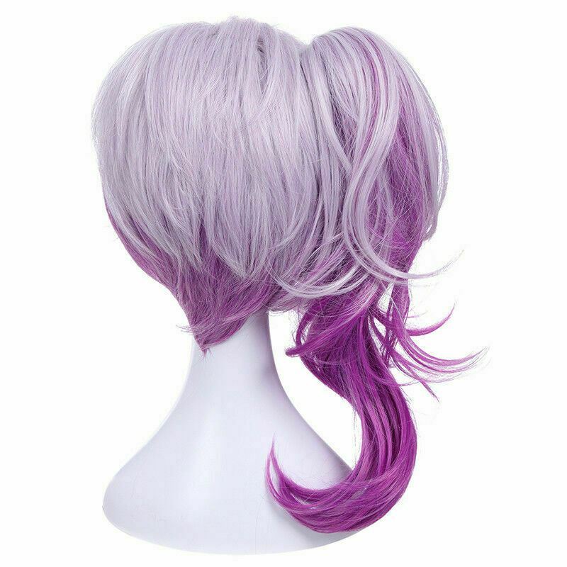 For Cosplay Elementalist Lux Ultimate Skin The Dark Gradient Wavy Purple Wig