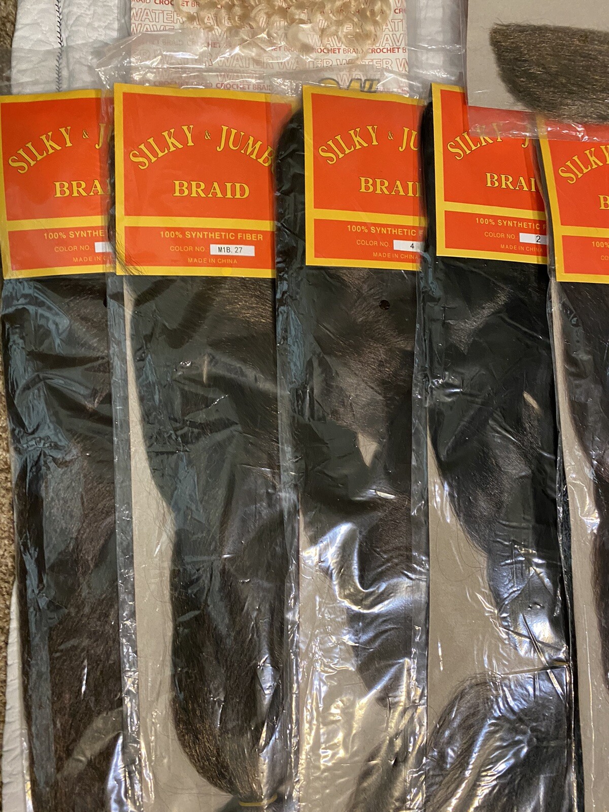 Lot Of 23 Pieces Water Wave Passion Twist Crochet Hair Extensions all colors
