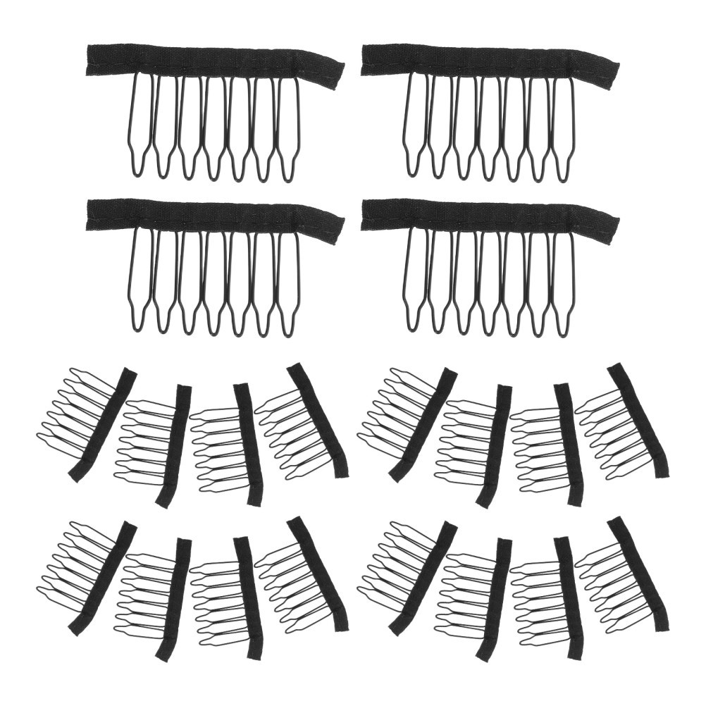 40Pcs Wig Attachment Clips Steel Reusable Hair Clips for Secure Wig Hold