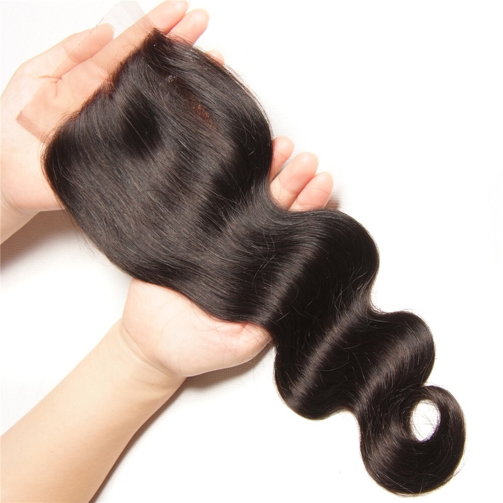 Brazilian Human Hair Straight/Body Wave/Curly/Deep/Loose Wave 4×4 Lace Closure