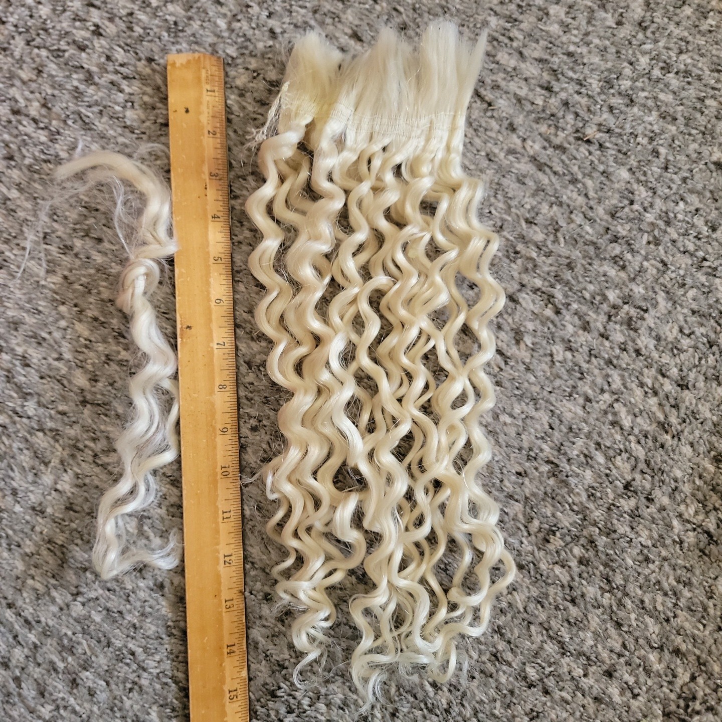Synthetic Curl Crochet Hair Extension for Women Curly Blonde Braids