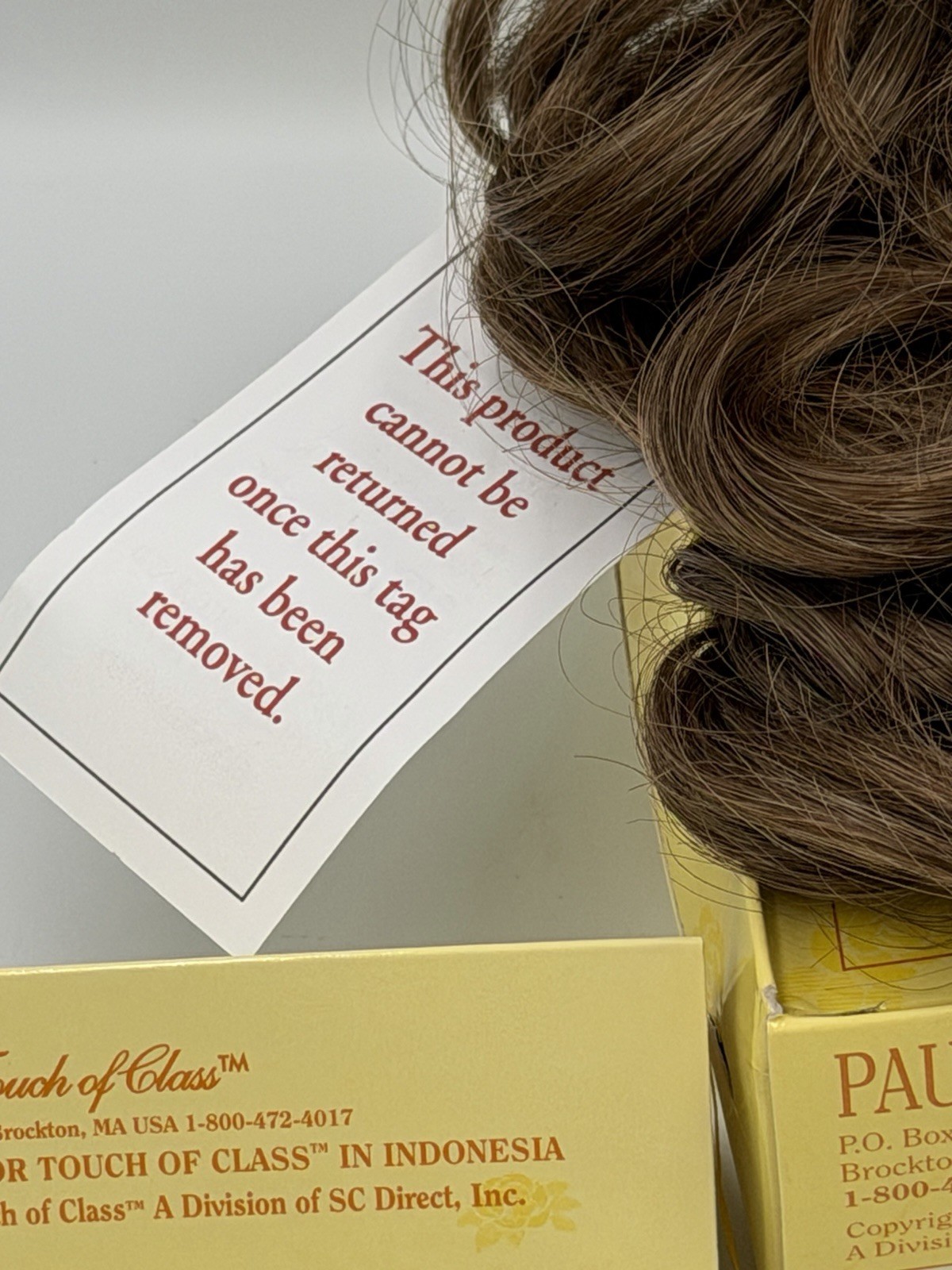 New Paula Young A 1053 Delite Color 12 Brown Mini Wiglet Glitz Baby Pageant