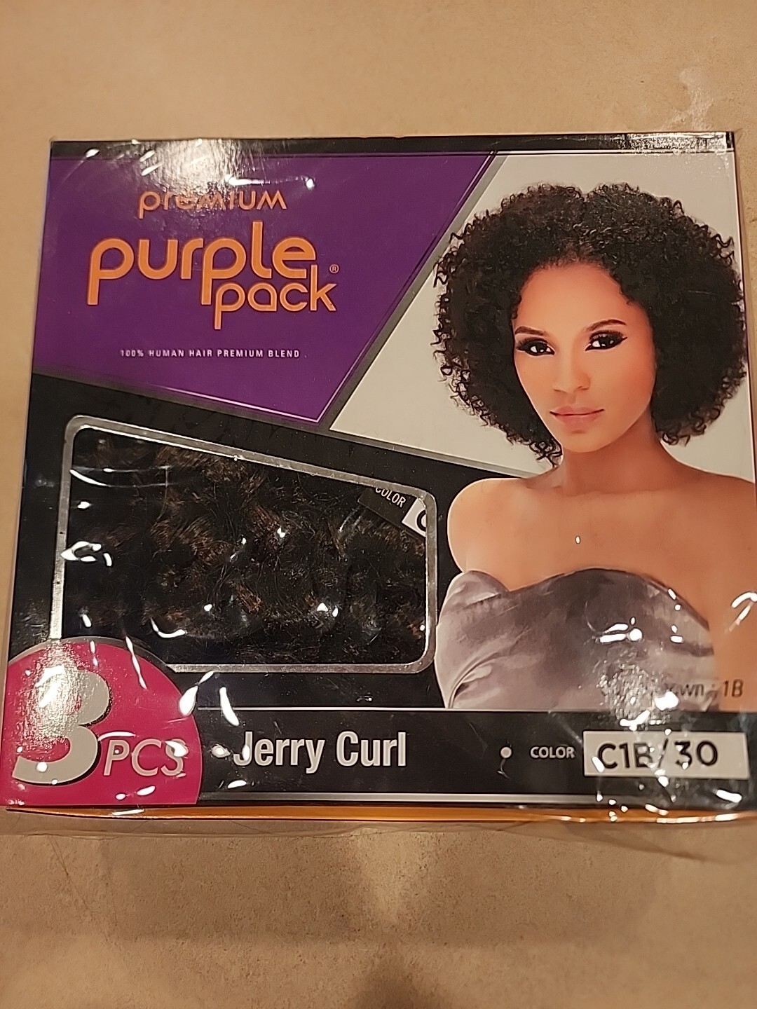 Purple Pack Jerry Curl Color C1B/30