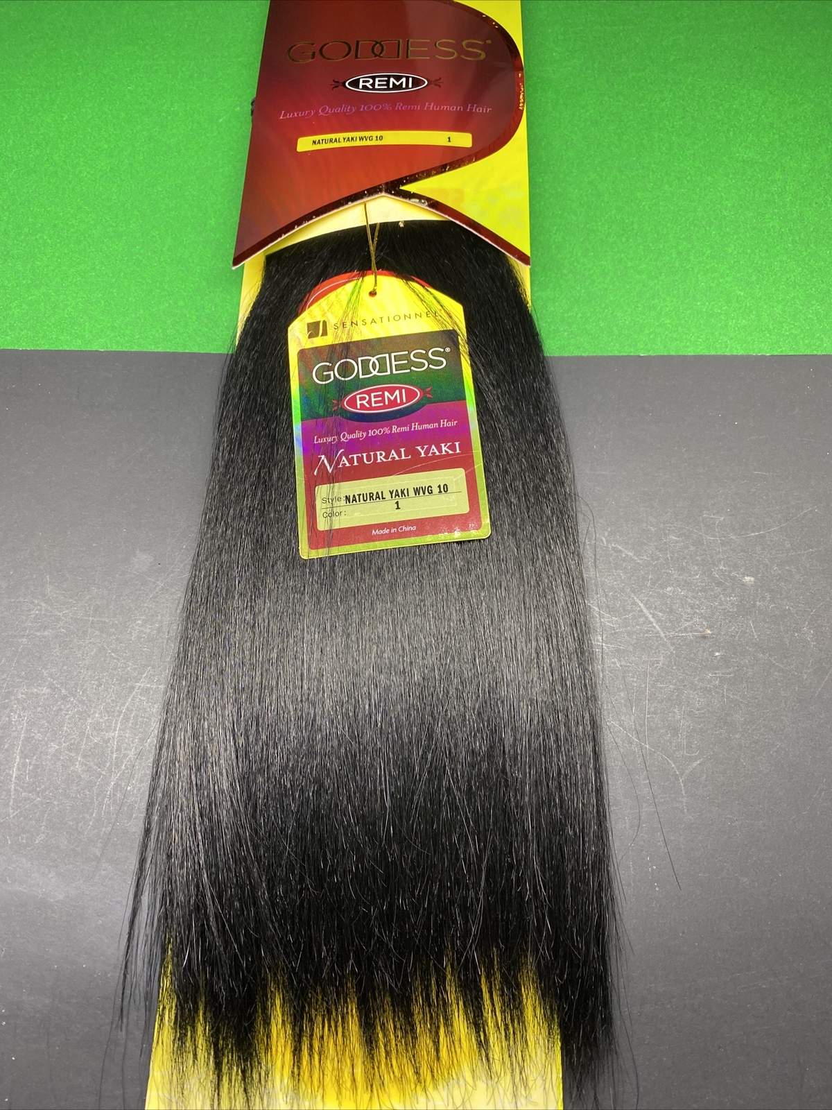 Sensationnel Remi Goddess_NATURAL_YAKI_100% Human Hair Remy_10″_#1