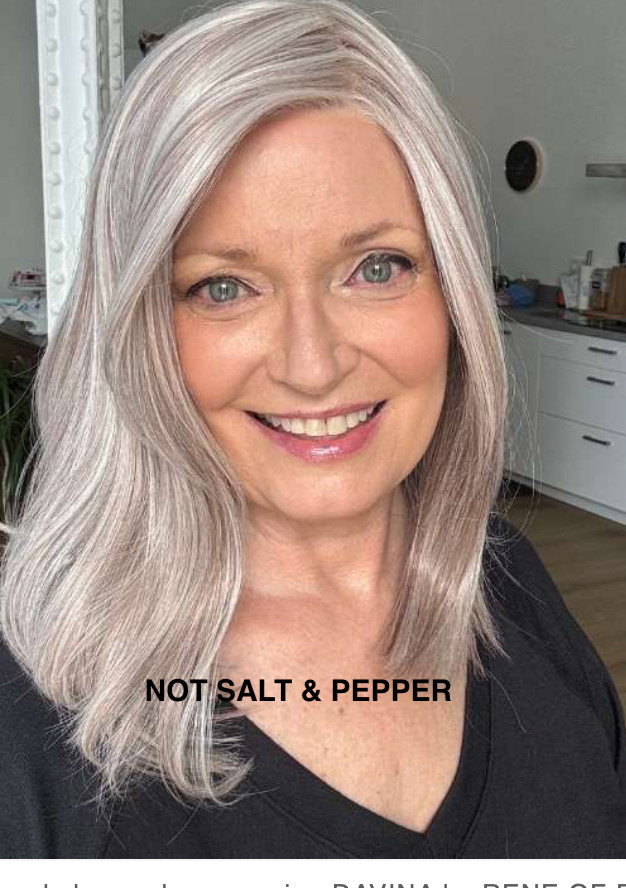 Rene of Paris Wig DAVINA Color: SALT & PEPPER NEW, NEVER WORN