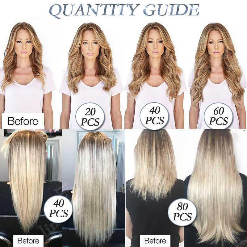 Invisible Adhesive Tape In Real Remy Russian Human Hair Extensions Skin Weft US