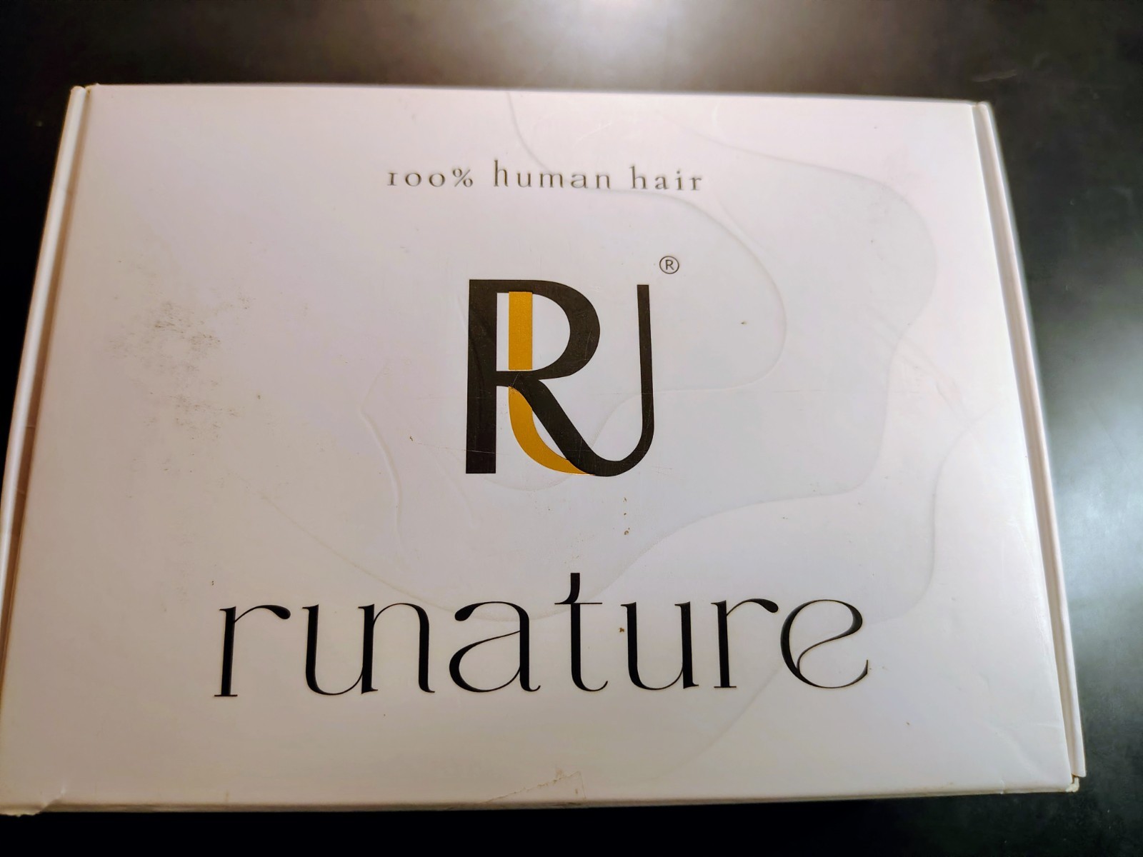 RUNATURE 100% Human Hair Ponytail Extension 12 Inch Blonde with Clip