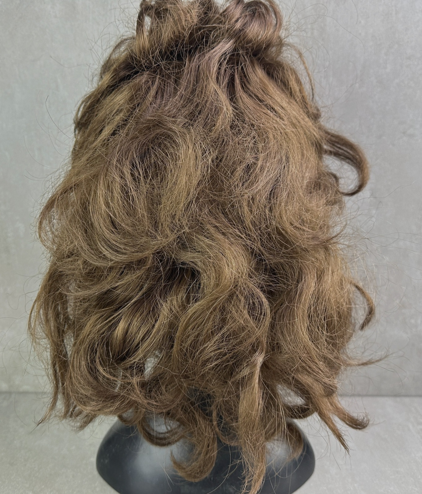Kanekalon Wig Vintage Brunette 100% Modacrylic Fibre 1960s 1970s JAPAN Hong Kong