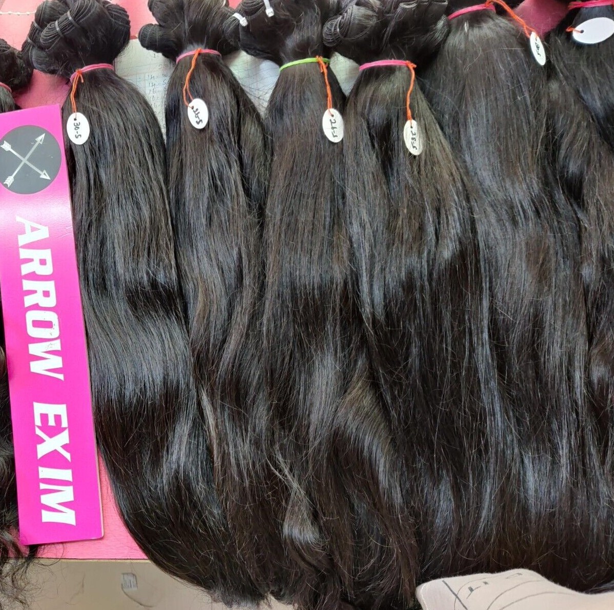 Raw Natural Straight Hair Weave Extensions Human Hair Weft Bundles