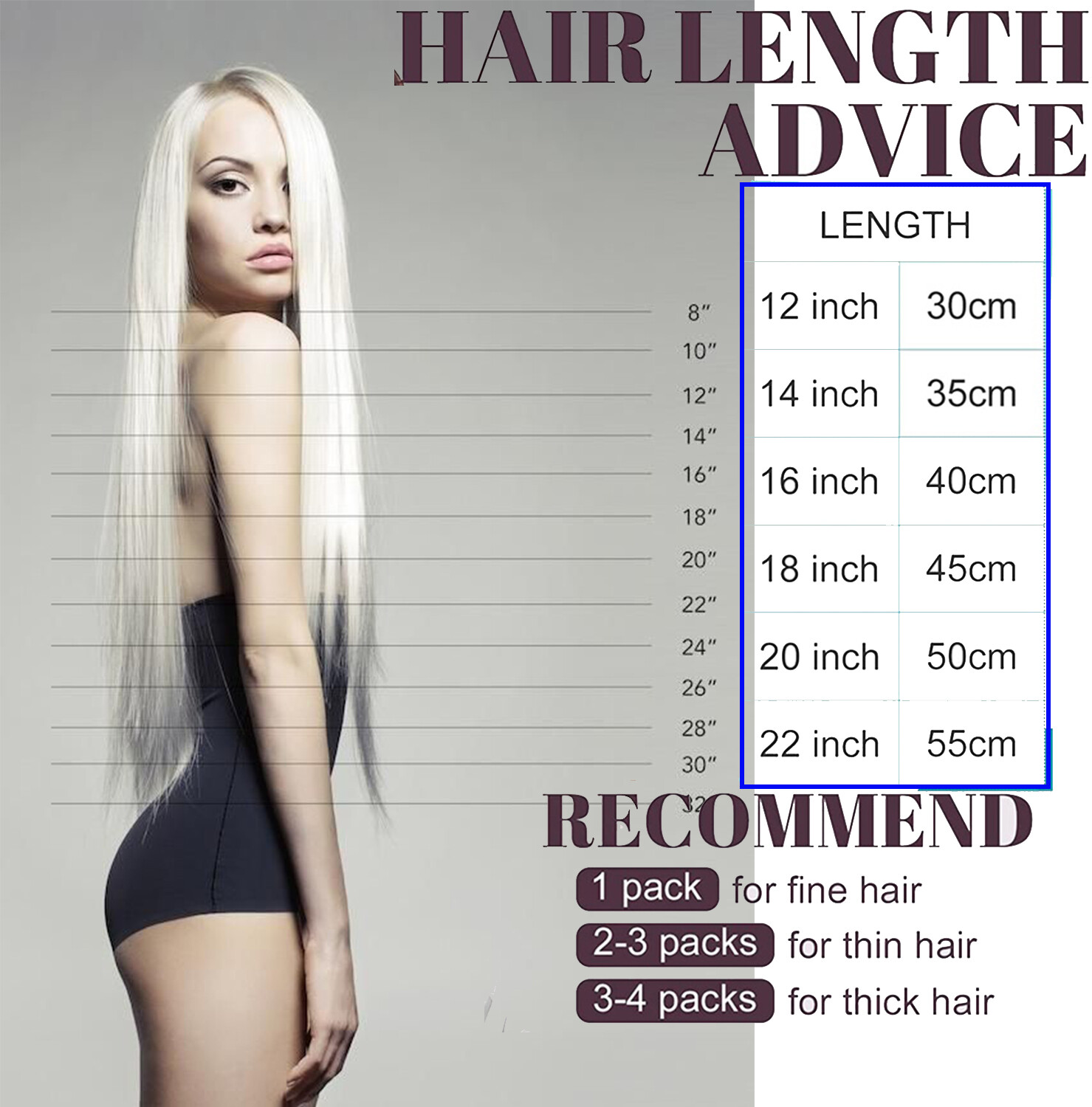 CLEARANCE Clip In 100% Real Human Remy Hair Extensions Full Head Weft Highlight