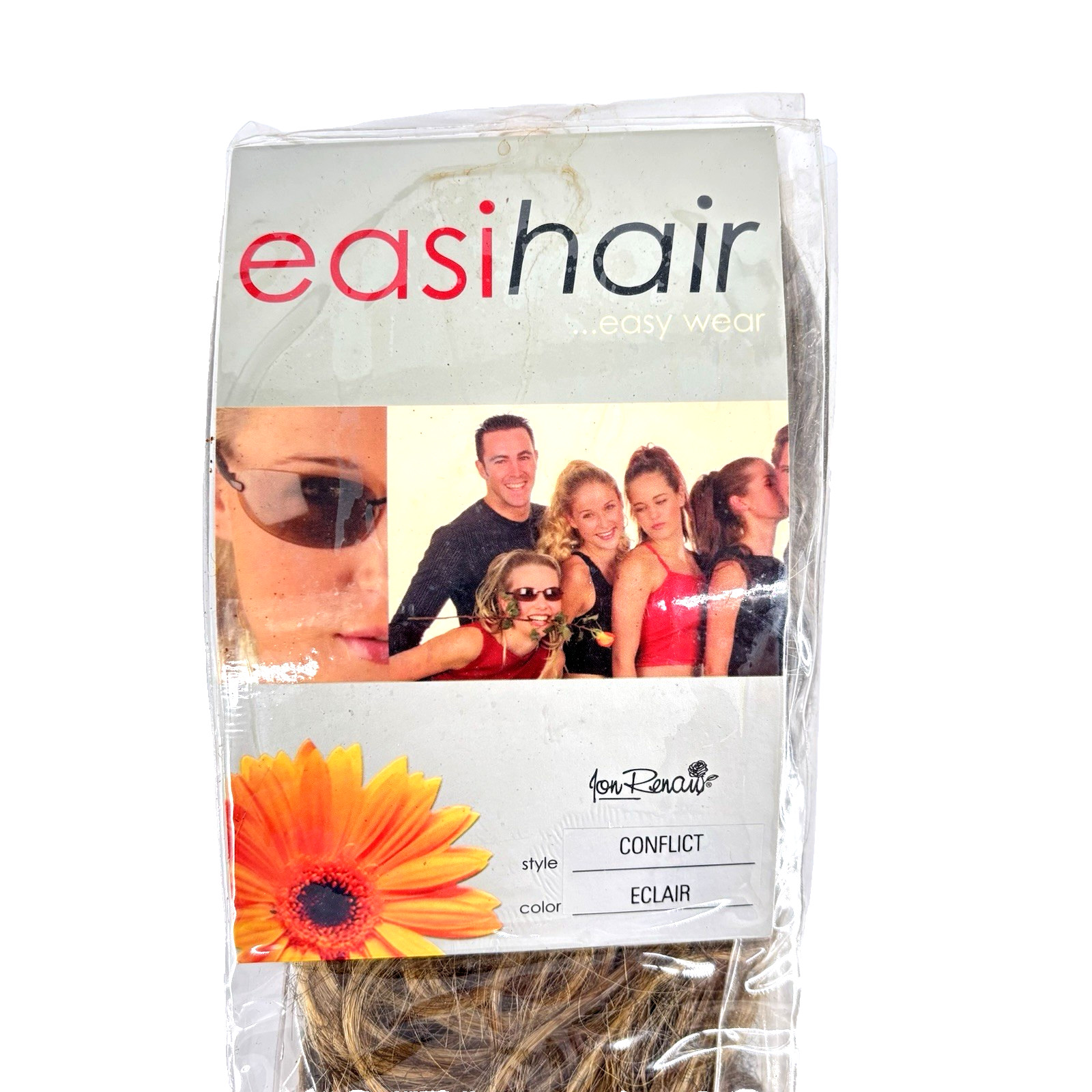 EASI HAIR Jon Renau Vintage Hairpiece (Style: Conflict /Color: Eclair) NIP NEW