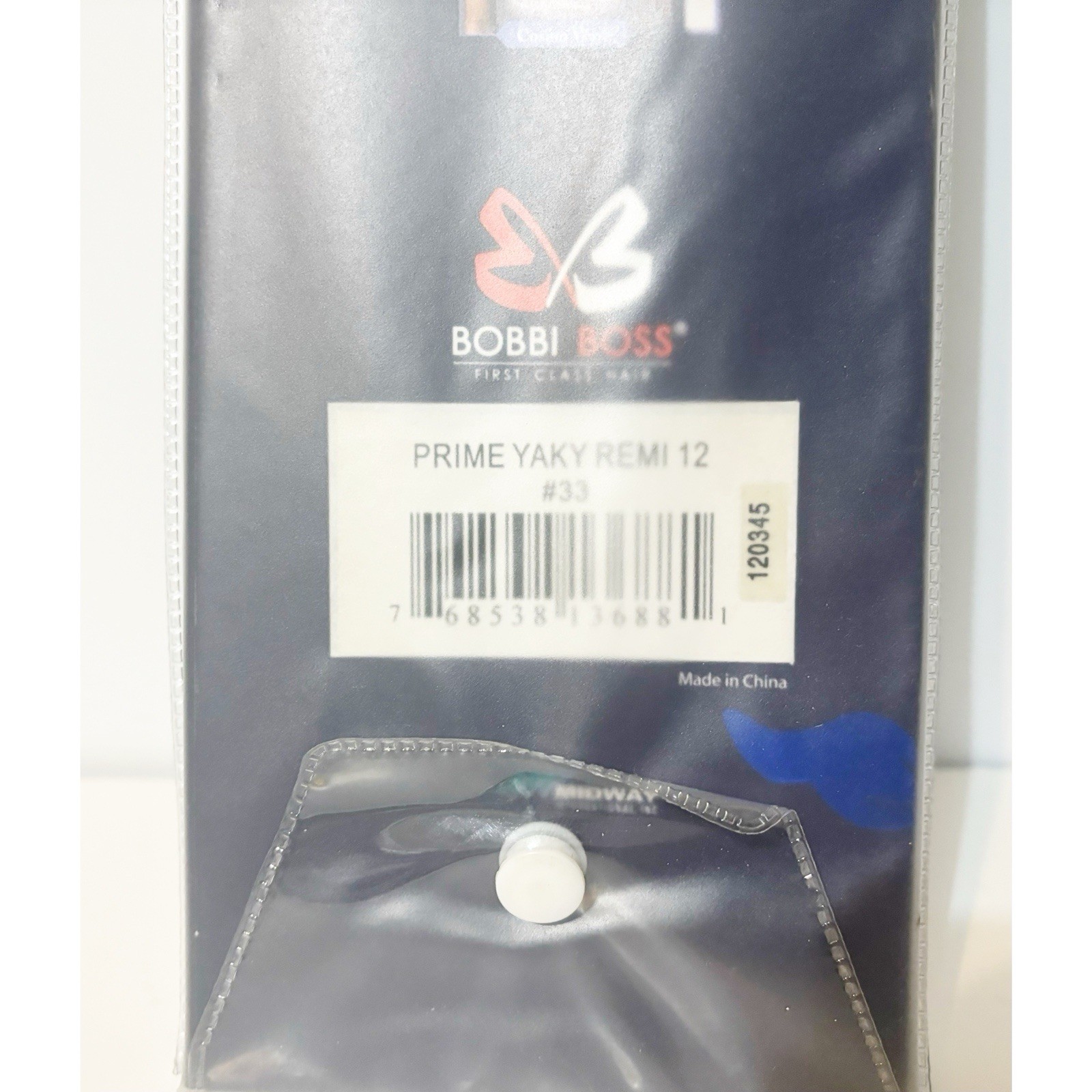 BOBBI BOSS First Remi Premium Human Hair, Prime Yaki Remi 12″ • 33, NEW