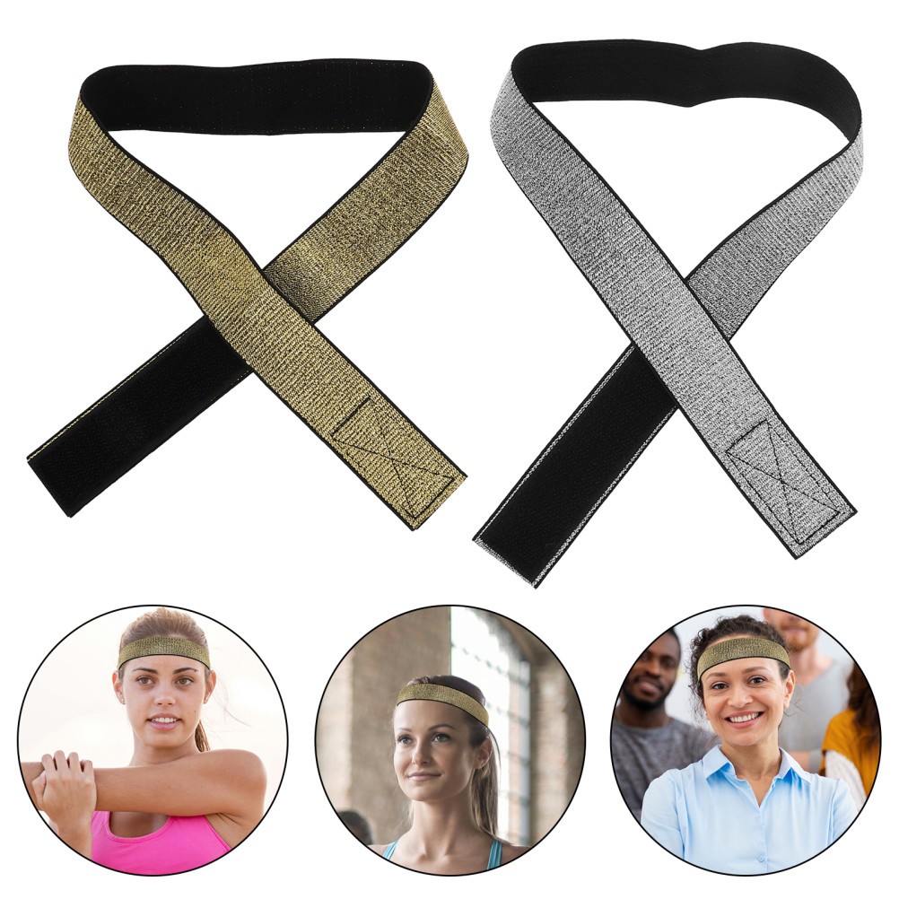 2 Pcs Wig Tape for Hairline Grip Headband Elastic Lace Melting Strap
