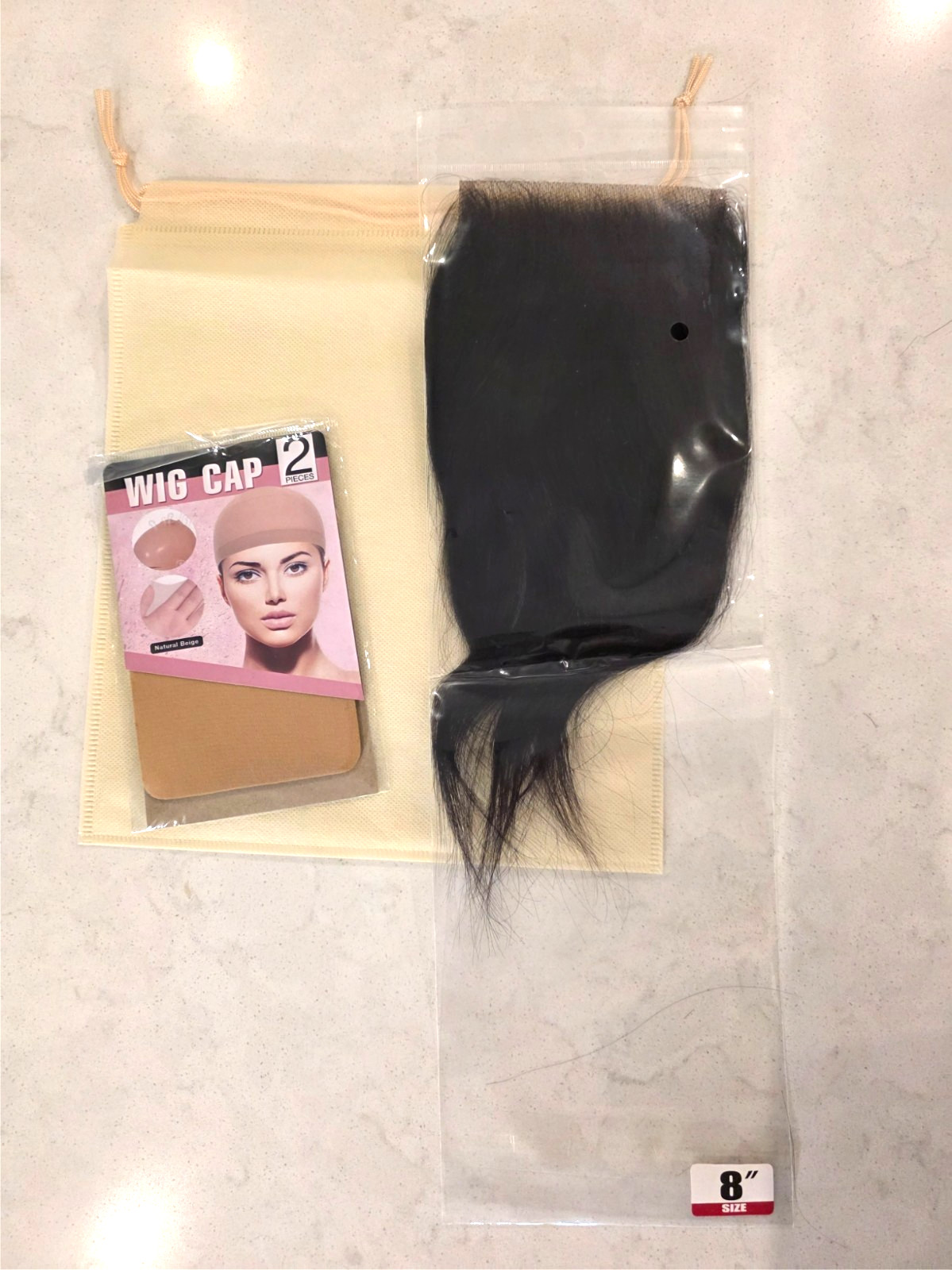 8 Inch Lace Closure 4×4 HD Lace 100% Unprocessed Brazilian Virgin Human Hair