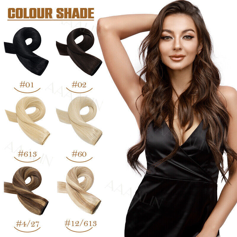 CLEARANCE One Piece Clip in Wavy Curly 100% Remy Human Hair Extensions Remy 24″