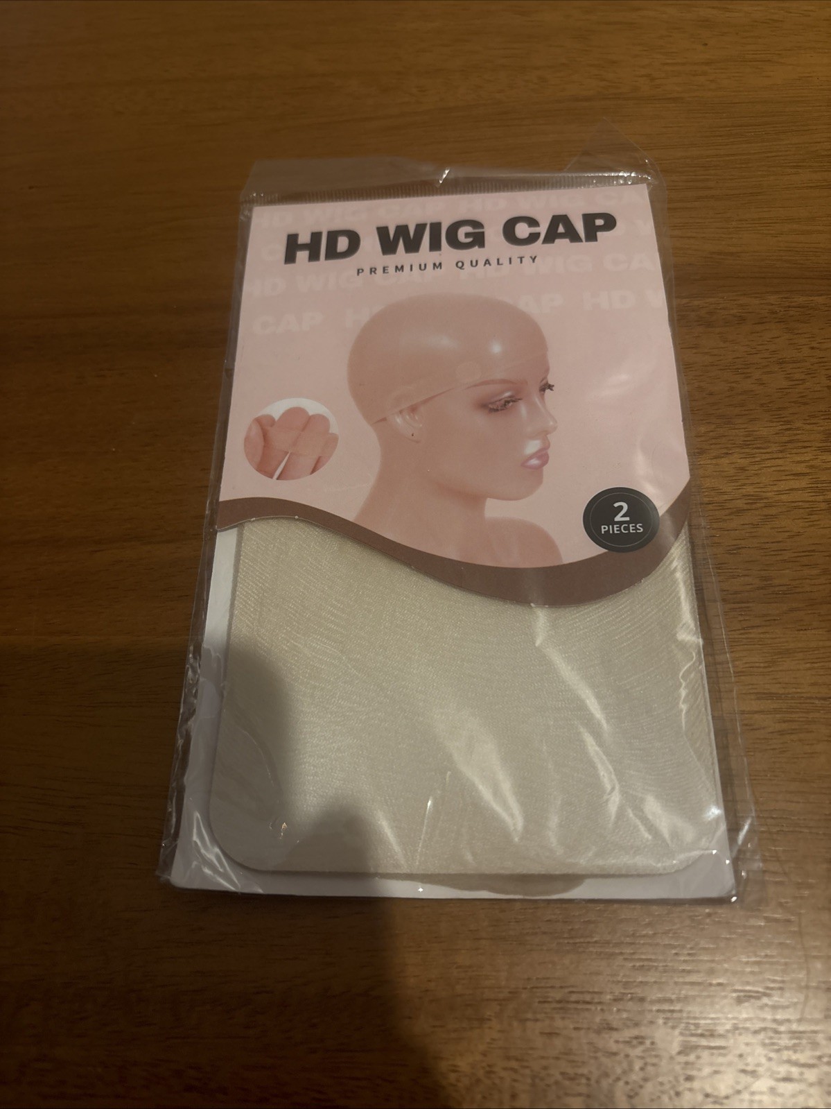 DREAM Deluxe Wig Cap One Size Fits All Beige Nude (2 Piece)