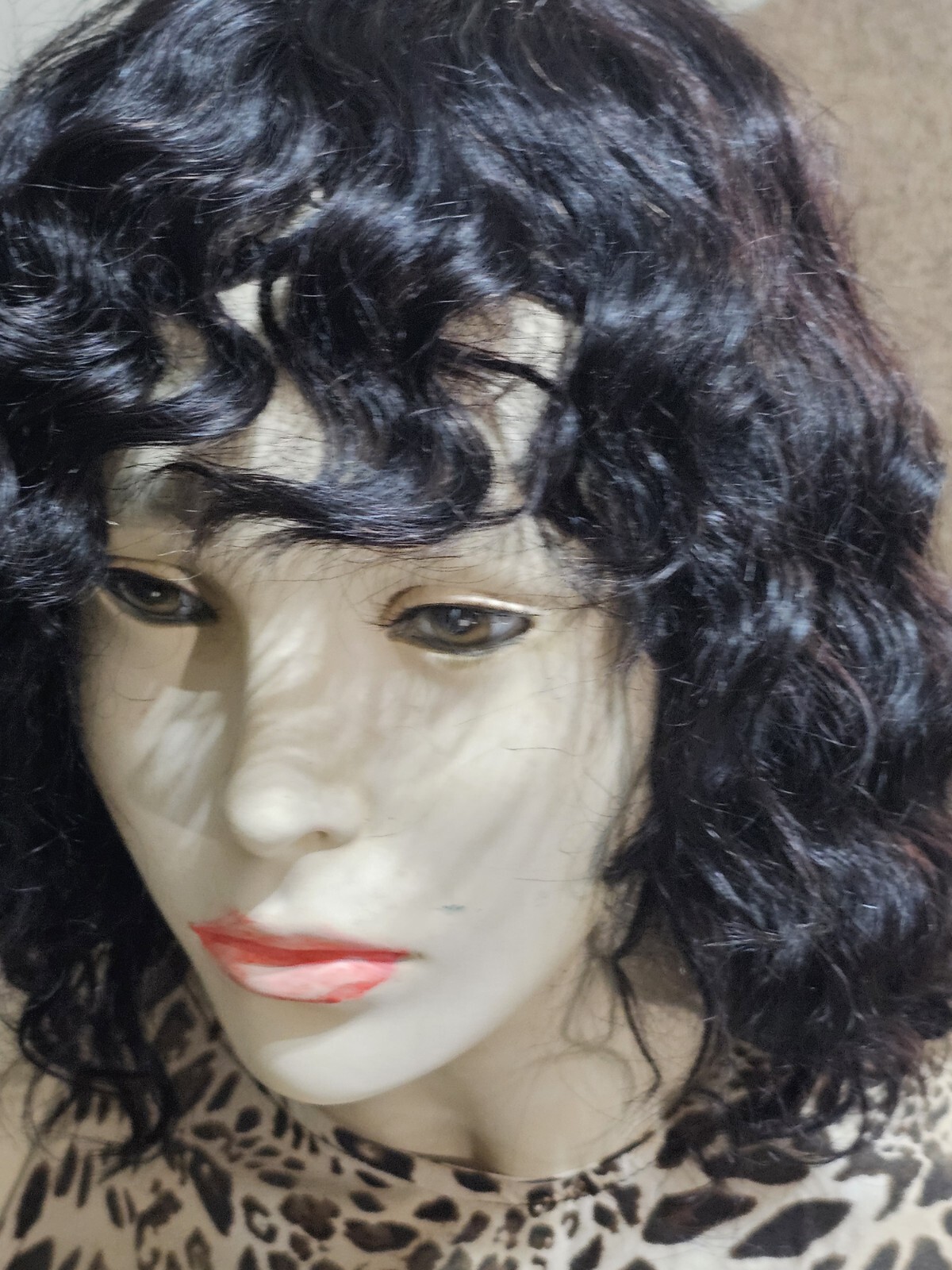 12inch Body Wave Wig Black Body Curly Human Hair 100%Wigs No-Lace Wigs